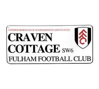 Fulham FC Craven Cottage Official Stadium Metal Street Sign (40cm x 18cm)