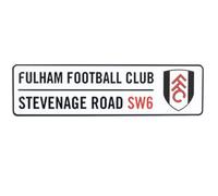 Fulham Fc Crest Window Sign Black/white/red (One Size)