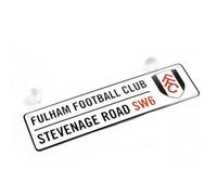Fulham Fc Embossed Street Sign Black/white/red (One Size)