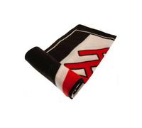 Fulham Fc Fleece Pulse Blanket Black/red (One Size)