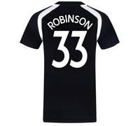 Fulham FC Mens Robinson 33 Poly T-Shirt Black Large