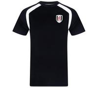 Fulham FC Official Football Gift Boys Kids Poly T-Shirt Black 8-9 Years