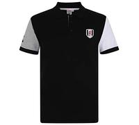 Fulham FC - Official Men's Polo Shirt - with Contrast Sleeves