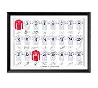 Fulham FC Signed 2025-26 Signed Team Poster, Autographed By Full Squad, Choose Framed or Print Only (A4, Unframed)