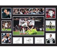 Fulham FC Team 2026 Poster Print - Wall Art Featuring Kevin Mbabu, Tom Cairney & Harry Wilson - Fulham Supporters Memorabilia Gift, A3 Poster + Black Frame