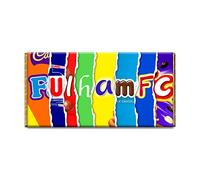 Fulham Football Club Chocolate Bar Gift Wrapper Gift Present For Sport Fans (#303) (without chocolate bar)