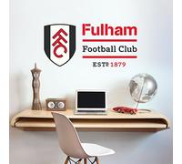 Fulham Football Club Crest & Club Name Wall Art Sticker Decal Mural (120cm x 80cm)