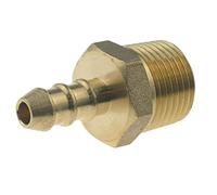 Fulham Nozzle 1/2" Male BSP Thread Nipple for Orange 15mm OD 8mm Bore Flexible Gas Pipe