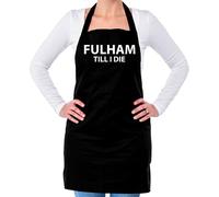 Fulham Till I DIe - Unisex Adult Kitchen/BBQ Apron - Black - One Size