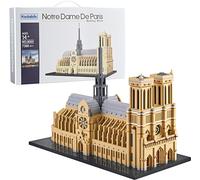 FULHOLPE Cathédrale Notre Dame de Paris Model Building Blocks Kit, 7380 Pieces Landmark Architecture Mirco Bricks Model Set, Nano Blocks Construction Toy Not Compatible with Major Brands