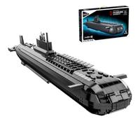 FULHOLPE Nuclear Submarine Building Blocks Set, 4474Pcs MOC Project 941 Shark Missile Submarine Model Bricks Military Construction Toy Compatible with Major Brands