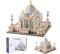 FULHOLPE Taj Mahal Model Building Set, 3950 Pieces World Famous Architecture Mirco Bricks Model Set, Nano Blocks Modular Construction Toy Not Compatible with Major Brands