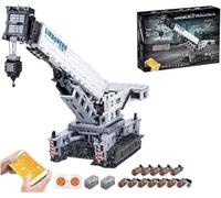 FULHOLPE Technology Crane Building Blocks Kit, 2.4G/APP Control Liebherr LTR 11200 Crane with 12 Motor, 4000 Pieces 1:8 Truck Vehicle Building Set Compatible with Major Brands