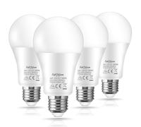 Fulighture E27 Edison Screw Light Bulbs, Ultra Bright 1100lm, 100W Incandescent Equivalent, A60 12W Led Bulbs, for Bedroom Living Room Bedroom, Non-dimmable, Pack of 4(6000K Cool White)