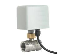 FULIMEI 1/2" 3/4" 1" 2" Stainless Steel Motorized Valve 220V 12V 24V 3-Wire 2 Control Electric Ball Big Torque(1-1/4",24VAC)