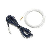 FULIMEI 1PC PT100 Bare-mounted 2B/B/A Patch Thermal Resistance Motor Coil PTFE Fiberglass Temperature Sensor 550℃ 300mm 500mm 1000mm(Fiberglass 2B 500mm)