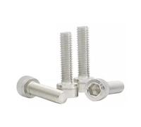 FULIMEI M1.6 M2 .5 M3 M4 M5 M6 M8 M10 304 Stainless Steel Screw Hex Socket Cylindrical Knurled Non-standard Bolt Special(M4x37mm (6pcs))