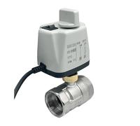 FULIMEI Stainless Steel Motorized Ball Valve with Manual Switch Normally Closed/Open Valves 2-Wire Control,1/2" 3/4" 1" 1-1/4" 1-1/2" 2"(DN20,Normally Closed_24V DC)