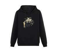 FULINYAN Arcade Fire Funeral Hoodys Unisex Male Cotton Long Sleeve Men Tops Hoody Black L