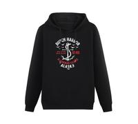 FULINYAN Deadliest Catch Dutch Harbor Men'S Hoody Black XL