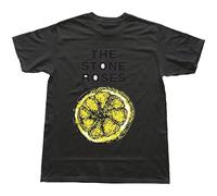 FULINYAN Men's Cool Ring Spun Cotton The Stone Roses T Shirt S