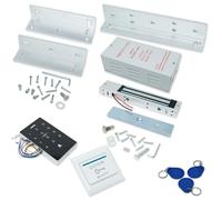 Full Access Control Door Entry Kit with 280kg Waterproof Magnetic Door Lock & ZL Bracket