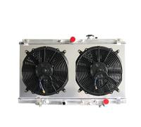 Full Aluminum Fan Shroud Radiator Compatible With Acura CL 97-99 2.2L .3L L4 H Accord Prelude 94-01 Automatic Transmission