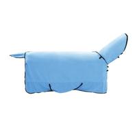 Full Aqua Horse Blanket Polyester 145 cm for Stable and Willow, Breathable, Waterproof, Windproof, Tearproof and Warm for Winter, Outdoor and Transitional Season