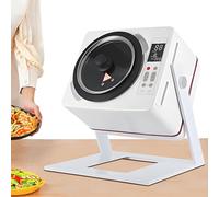 Full Automatic Cooking Machine 2500W Precision 210°C Stir-Fry Mode,15-30 RPM Speed,135° Easy-Pour Design, Durable Stainless Steel Body,6L Automatic Cooking Machine with Touch Panel