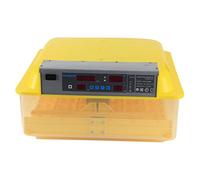Full Automatic Household Intelligent Chicken Duck Goose Quail Eggs Incubator for Hatching, with Egg Tray Designed As an Empty Flower Basket, Made of PP, 80W/120W (UK Plug)