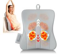 Full Back Massager with Heat - Rechargeable Cordless Back Massager for Pain Relief & Deep Tissue 4D Kneading, Neck Shoulder Waist Massage for Home, Office, Car, Gifts for Men & Women