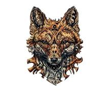 Full Back Tattoo Stickers Dragon Tiger Fox Solider Body Art Waterproof Fake Tatoos Sticker Man Woman(48 * 34cm)(009)