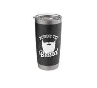 Full Beard Respect The Beard Stainless Steel Insulated Tumbler