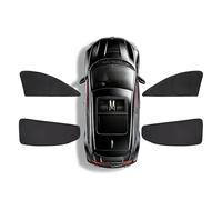 Full Blackout Car Window Shades for Honda Pilot TrailSport 2023-2026-pr Custom Side Window Sunshade UV Block 99% Sun Protection Heat Shield Foldable with Storage Bag