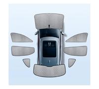 Full Blackout Sunshade Curtain for KIA EV6, Total Light Blocking Car Sunshade Accessory,A-8 pieces for the whole car