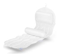 Full Body Bath Pillow for Bathtub, Bath Pillows Cushions for Tub Neck Shoulder Back Support,14 Suction Cups Luxury Bath Tub Mat with Pillow for Adults Bathroom Accessories (51 Inch)
