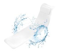 Full Body Bath Pillow for Head and Neck Rest Bathtub Pillows with 30 Non-Slip Super Suction Cups 4D Mesh Full Body Bathtub Cushion for Neck Back Support