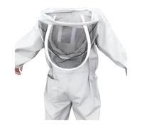 Full Body Beekeeping Clothes Professional Beekeepers Clothes Protection Beekeeping Suit Safty Veil Unisex Children Protective ,Full Protection(L)