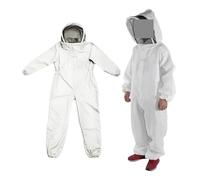Full Body Beekeeping Suit Professional Beekeeping Clothing Protection Beekeeping Suit Jacket Safty Veil Hat Dress Equipment ,Full Protection(A L)