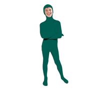 Full Body Costume -Blackish Green,XXL| Original Bodysuit for Adults & Kids | Super Stretch Suit Great for DIY Party Outfit | Halloween, Cosplay, Fancy Dress | For Men & Women