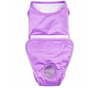 Full Body Dog Diaper with a Puppy Nappies Physiological Dog Surgery Recovery Suit for Dogs Cats After Surgery, Soft Breathable Pet Bodysuit Alternative Surgical Suit Puppy Wear (Purple, Large)