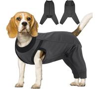 Full Body Dog Recovery Suit, Post-Surgery Protective Clothing, Grey