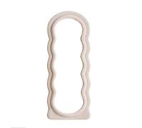 Full Body Floor Mirror with Adjustable Foldable Stand, Free Standing Full Length Mirror For Bedroom, Home Dressing Mirror, Realistic Non Distorted Reflection, Stylish Full Body Mirror (F 70x170cm)