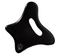 Full Body Gua Sha Tool and Facial Massage Tools, Jade Bian Stone Dry Brush Handle Guasha Scraping for Back, Neck, Face, Legs, and Stomach Massager for Lymphatic Drainage & Cellulite (Large, 7')