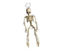 Full Body Halloweens Skeleton With Flexible Joints Sturdy Life Size Eerie Decoration For Graveyard Party Fixed Halloweens Skeleton Decoration Graveyard Scene