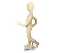 Full Body Kids Mannequin Soft Body, 1-14 Years Old Child Dress Form Torso with Tilt Plug-in Base, for Clothing Display/Photography/Sewing Projects