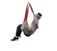 Full Body Lift Sling Heavy Duty Shower & Bathroom Sling with Commode Opening, Breathable Mesh, 500lbs Capacity - Durable Patient Transfer Sling for Home Care