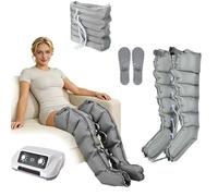 Full Body Lymphatic Drainage Massager, Air Compression Massager with 6 Chamber Leg Massager, Lymph Drainage for Waist Arms Legs Feet