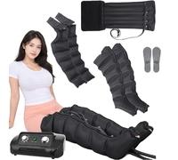 Full Body Lymphatic Drainage Massager, Air Compression Massager with 6 Chamber Lymph Drainage Leg Massager for Swelling & Circulation Relief