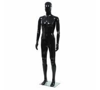 Full Body Mannequin Glass Base Glossy White/Black Male/Female 175/185cm vidaXL